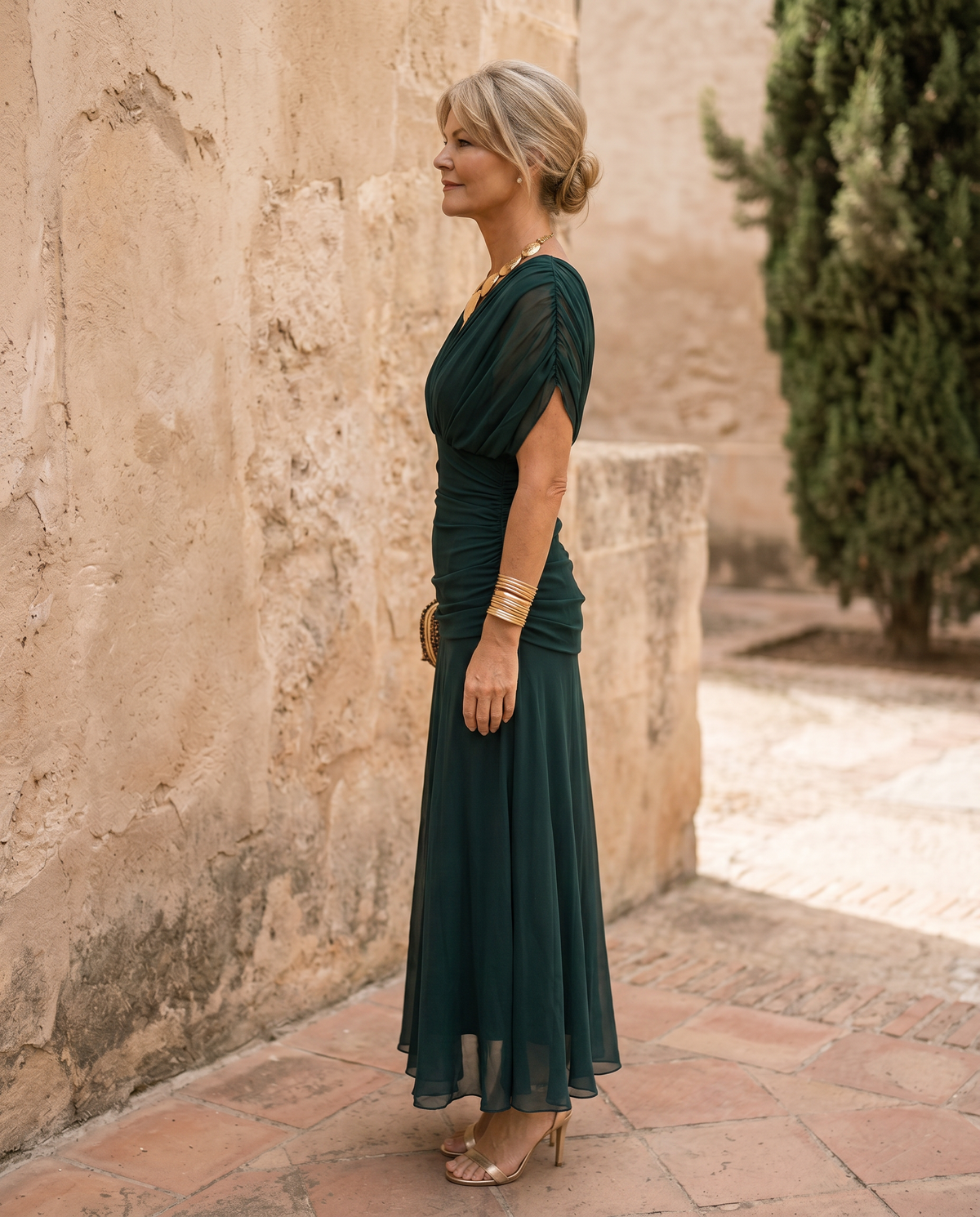 Vestido Elegante de Fiesta con Escote Corazón