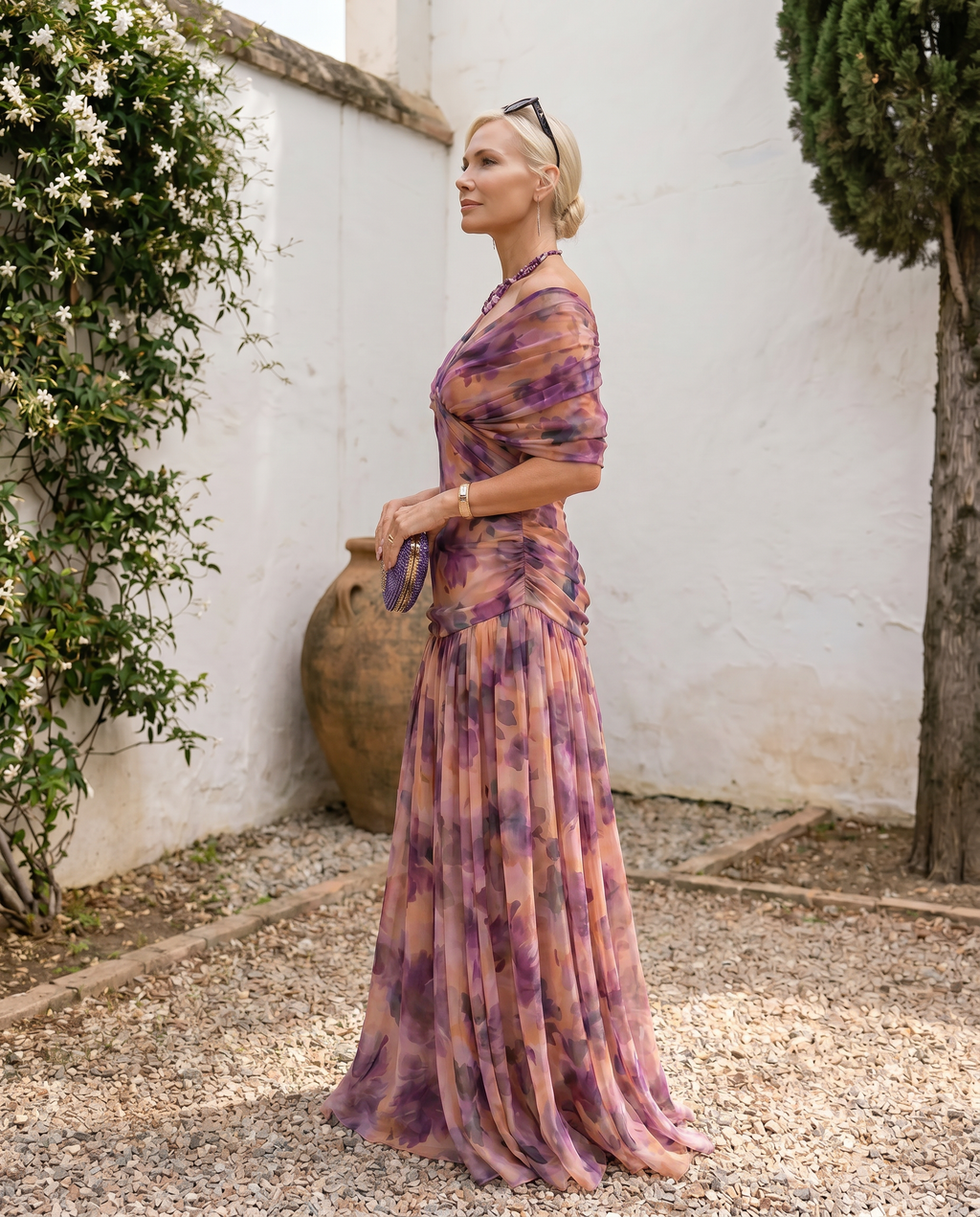 Vestido Elegante de Fiesta con Escote Corazón